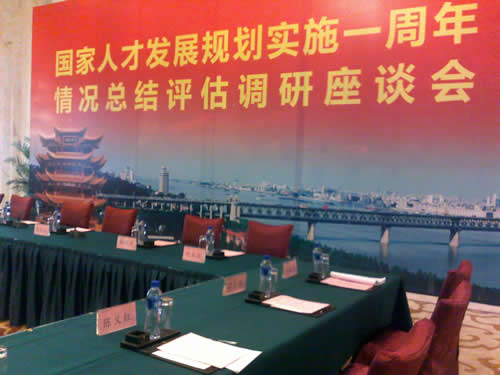陳義紅參加國家人才發(fā)展規(guī)劃實(shí)施一周年評估調(diào)研座談會